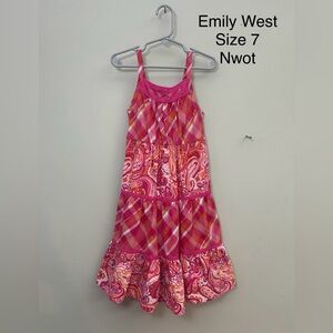 Girls size 7 Emily West dress